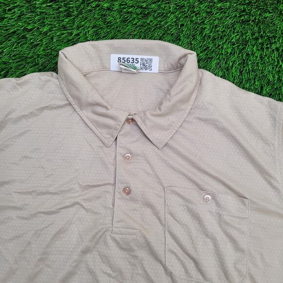 Vintage 90s Haband Textured Sweatshirt XL 24x26 Beige Blank Preppy - Picture 8 of 11